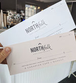 Gift certificate is available at North Folk Cafe